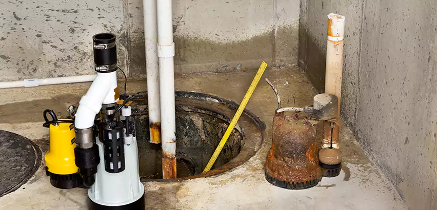 Installing Sump Pump in Finished Basement in Hackensack, NJ